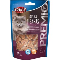 Trixie PREMIO Ducky Hearts Утка и Сайда лакомство для кошек 50 г (42705)